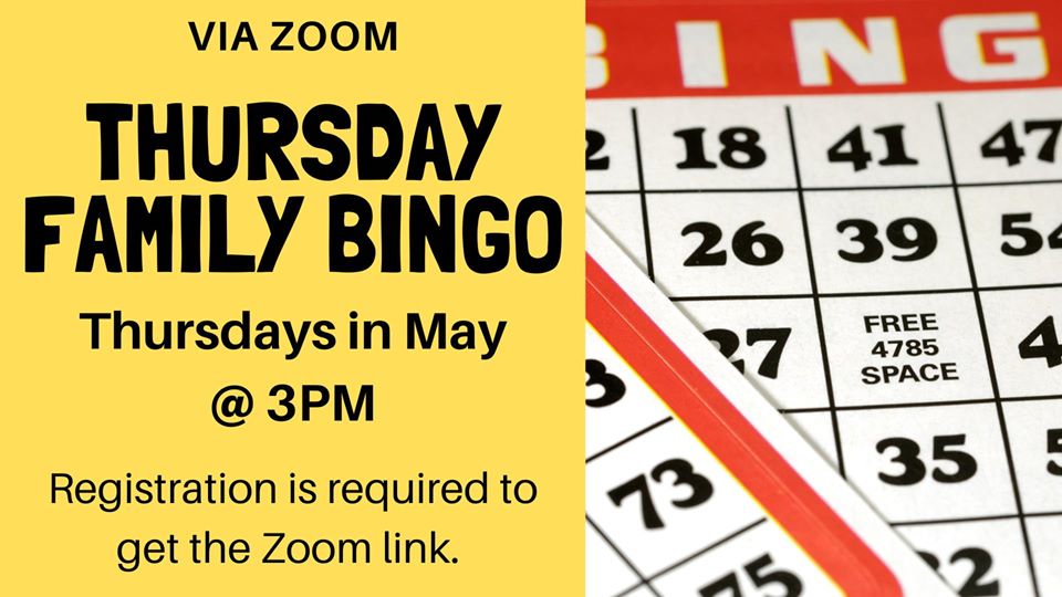 Zoom meeting bingo card